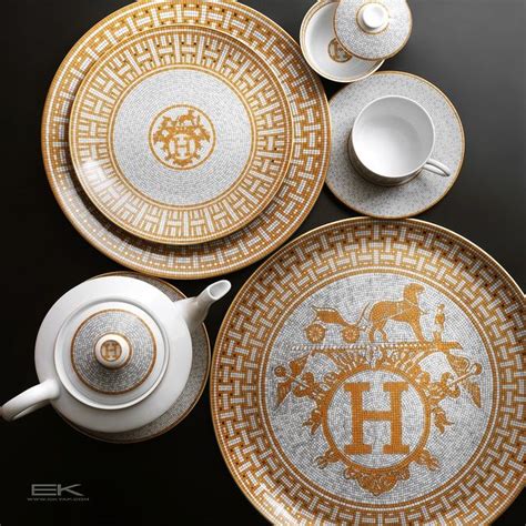 hermes china ornage|hermes tableware catalog.